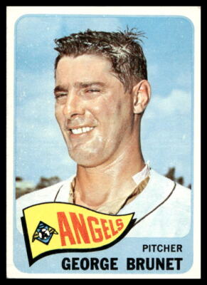 1965 Topps #242 George Brunet  Los Angeles Angels EX-EXMINT