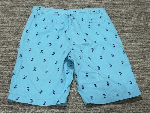 The Children's Place Aqua Toucan Palm Tree Print Shorts Aqua Blue Size 16 NEW - Picture 10 of 17
