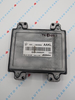Used 2010 Chevrolet Malibu ACDelco E37 12635902 ECU 12612397