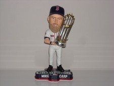 MIKE CARP Boston Red Sox Bobble Head 2013 MLB World Series Champs Trophy Edition