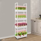 New Listing4 Tiers Hydroponic System Growing Tower With Lights 56 Pods Vertical Planter Kit