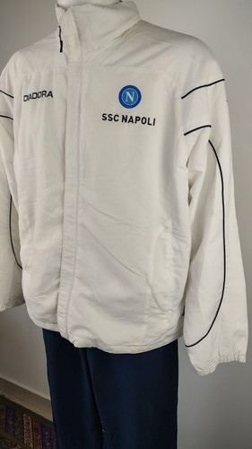 Diadora Naples Costume Ensemble Football Veste Pantalon Taille L Jersey Vintage - Photo 8/14