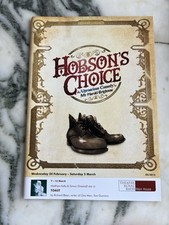 Theaterprogramm Theaterstück Hobsons Choice ...
