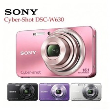 Sony Cyber-shot DSC-W630 16.1 MP 5x Optical Zoom Compact Digital Camera 85 New