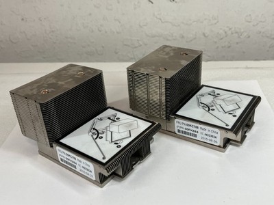 Pair IBM Lenovo Server CPU Heatsinks FRU 00KC788 PN 00FK884 N33302A