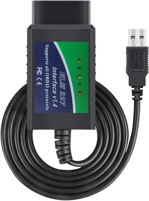 OBD2 Diagnostic Scanner ELM327 V1.4 USB ELM 327 with PIC18F25K80 Chip 