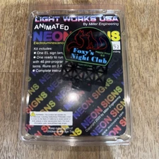 LIGHT WORKS USA Animated MILLER ENGINEERING NEON SIGN N HO 442252 Foxy’s Night