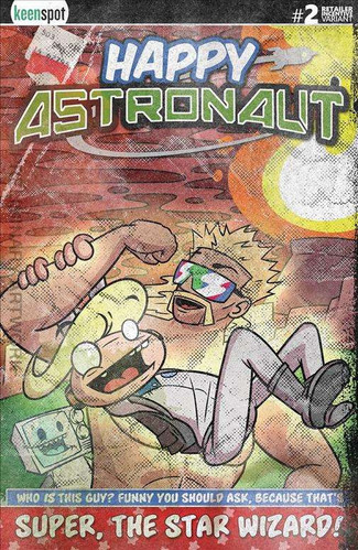 Happy Astronaut #2C VF/NM; Keenspot | Auflage: 30 Händler Incentive Variante - - Bild 1 von 1