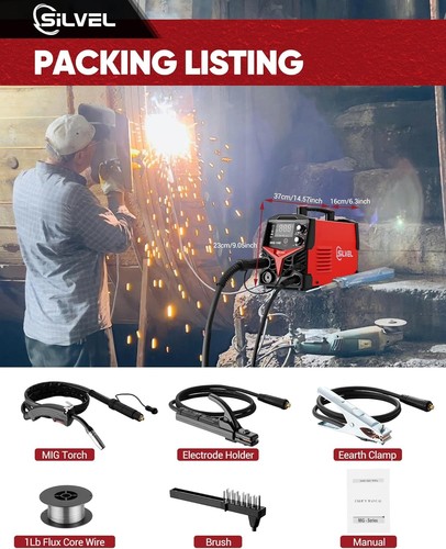 3 in 1 MIG/ARC/Lift TIG Welding Machine, 110V Red - Picture 5 of 9