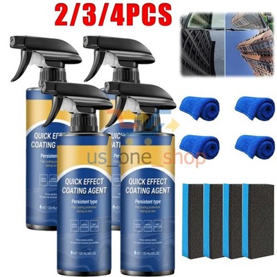 2/3/4Pcs Quick Car Coating Spray, New Quick Effect Coating Agent for Car 120ml