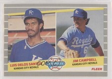 1989 Fleer Major League Prospects delos Jim Campbell Luis de los Santos #646 1v2