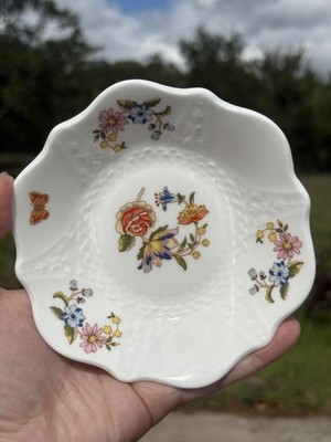 Aynsley Cottage Garden kleine Bone China Schale sehr guter Zustand 