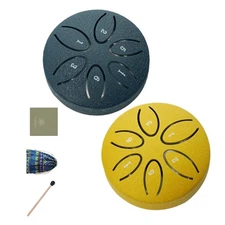 Steel Tongue Drum Rain Chime Rain Drum Instrument For Outside, Drum Handpan