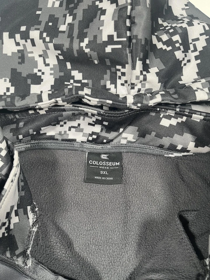 Alabama Crimson Tide Sudadera con Capucha Para Hombres 3XL Gris Camuflaje NCAA Fútbol Pullover OHT EE. UU. Foto 3 de 4