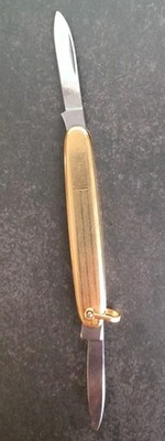 VINTAGE Lestage 14kt Gold Filled GF USA KNIFE