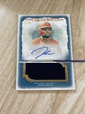 James Wood 2026 Topps Allen & Ginter Relic/Auto #32/99 Washington Nationals