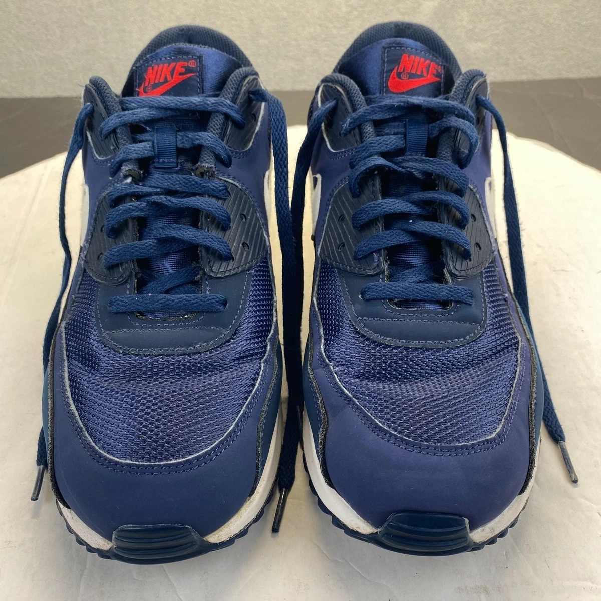 Nike Air Max 90 Men\'s Essential Midnight Navy (AJ1285-403) Size13 Athletic Shoes Nike Air Max 90 Mens Running Shoes Midnight Navy Gum FB9658  main image 4