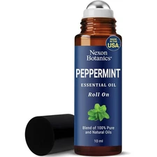 Travel-Friendly Peppermint Essential Oil Roll-On for Aromatherapy & Relaxation