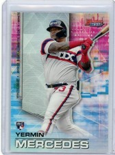 2021 Bowman's Best Yermin Mercedes Chicago White Sox Rookie Refractor Card #86. rookie card picture