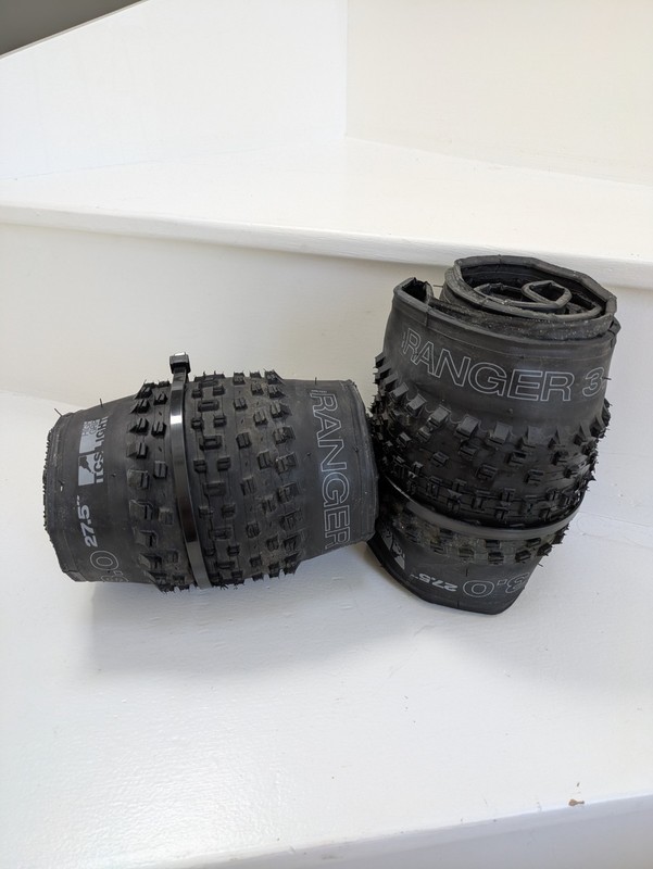 Pair of WTB Ranger 27.5 x 3.0 TCS High Grip - Light Fast Rolling - NEW
