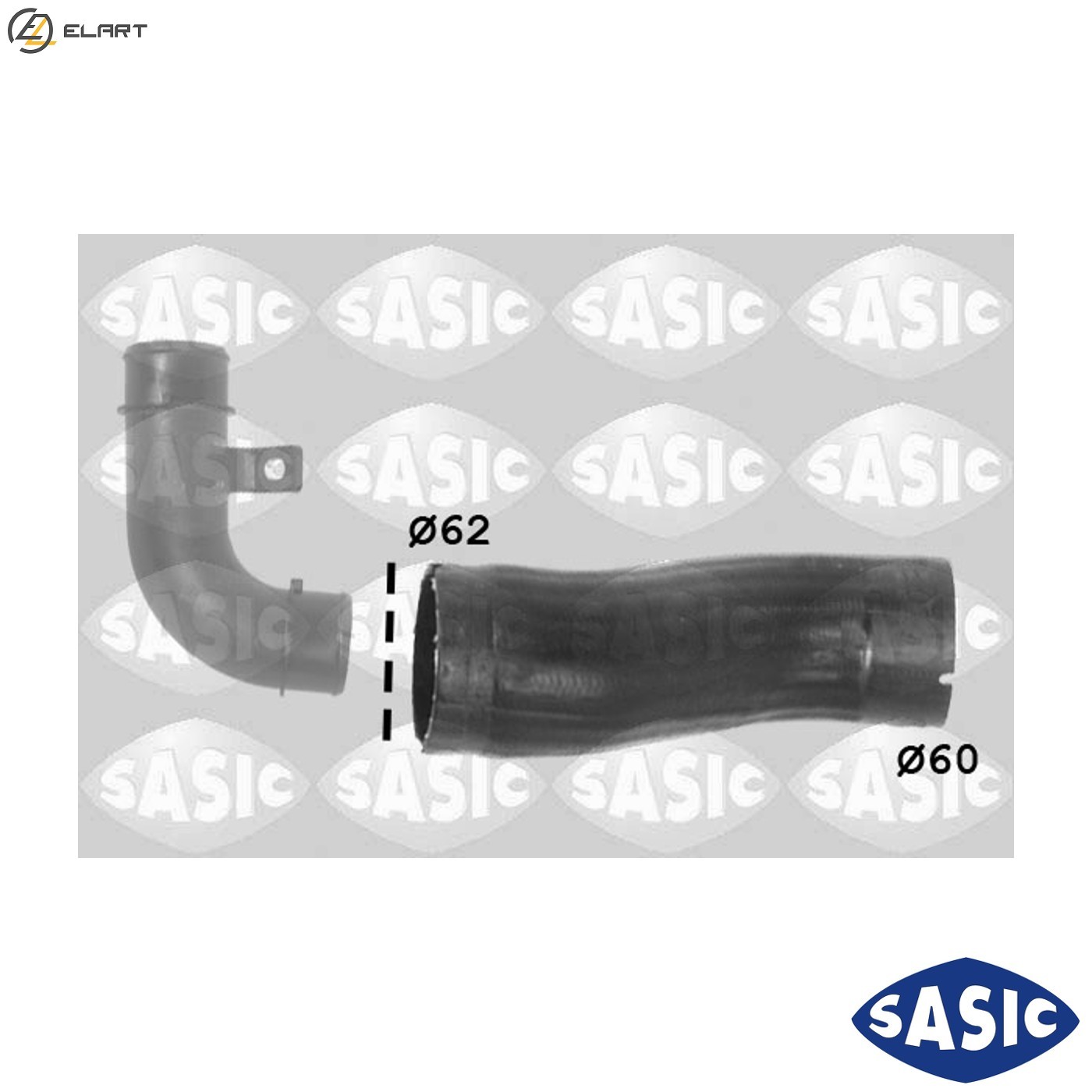 CHARGE AIR HOSE 3330027 FOR PEUGEOT MANAGER/Platform/Chassis/Van/Bus BOXER 2.2L