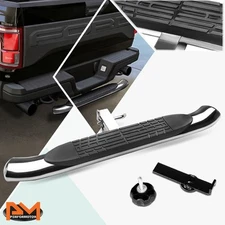 37"x 4" Oval 2" Receiver Stainless Steel Trailer Towing Tailgate Hitch Step Bar