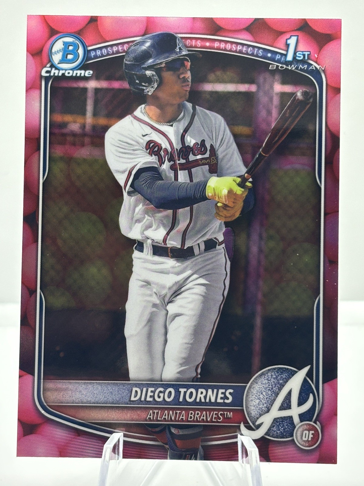 2025 Bowman Chrome #BCP- 214 Diego Tornes 1st Bowman Gum Ball SSP