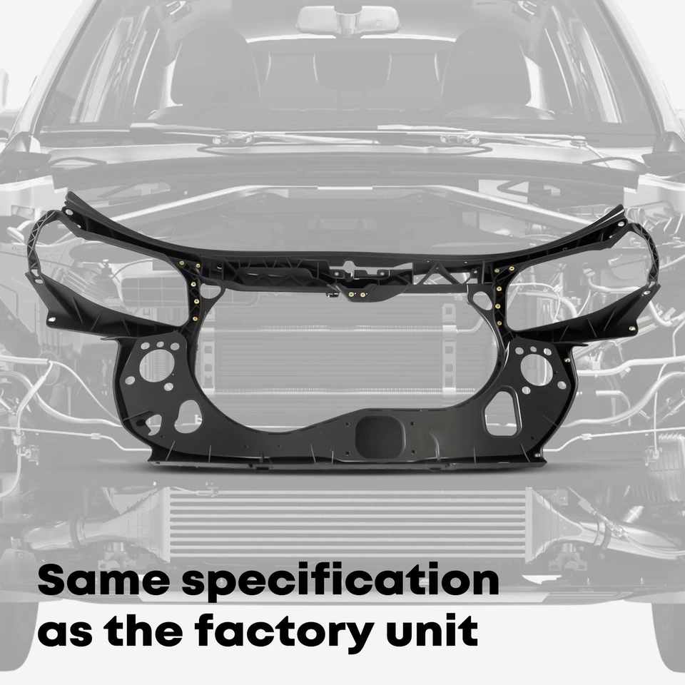 Soporte radiador plástico PP + GF + acero para Audi A4 S4 05-09 RS4 2008 8E0805594F Foto 3 de 4