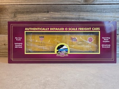 MTH O Scale A.R.T. 40' Steel Refrigerator Transit w/MP & Wabash #20-94449 NOS!
