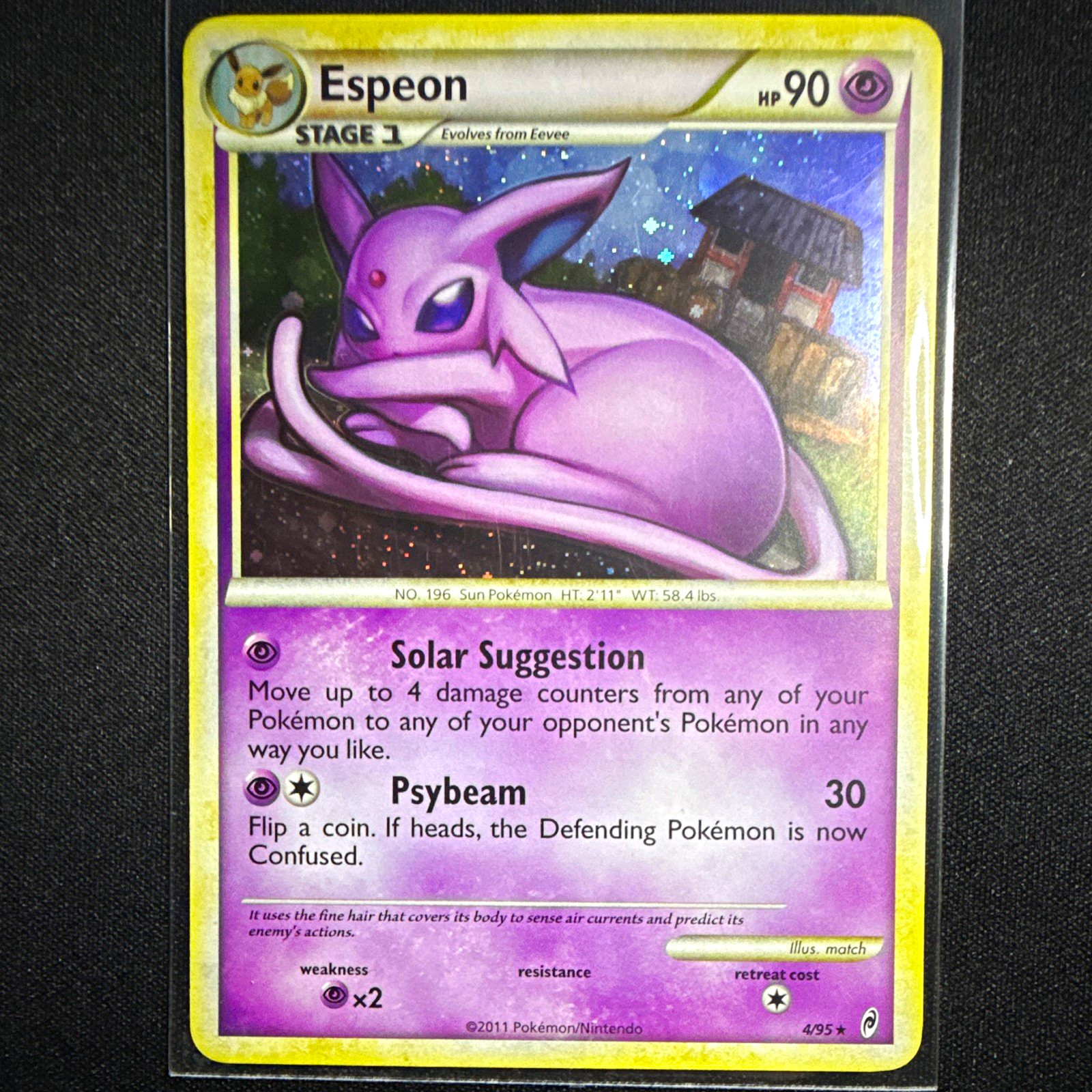 2011 Espeon 4/95 Call of Legends HGSS Holo NM-/LP+