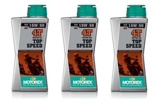 3 Bottles Motorex 15W-50 Top Speed Synthetic KTM 2-stroke Gear Box Oil
