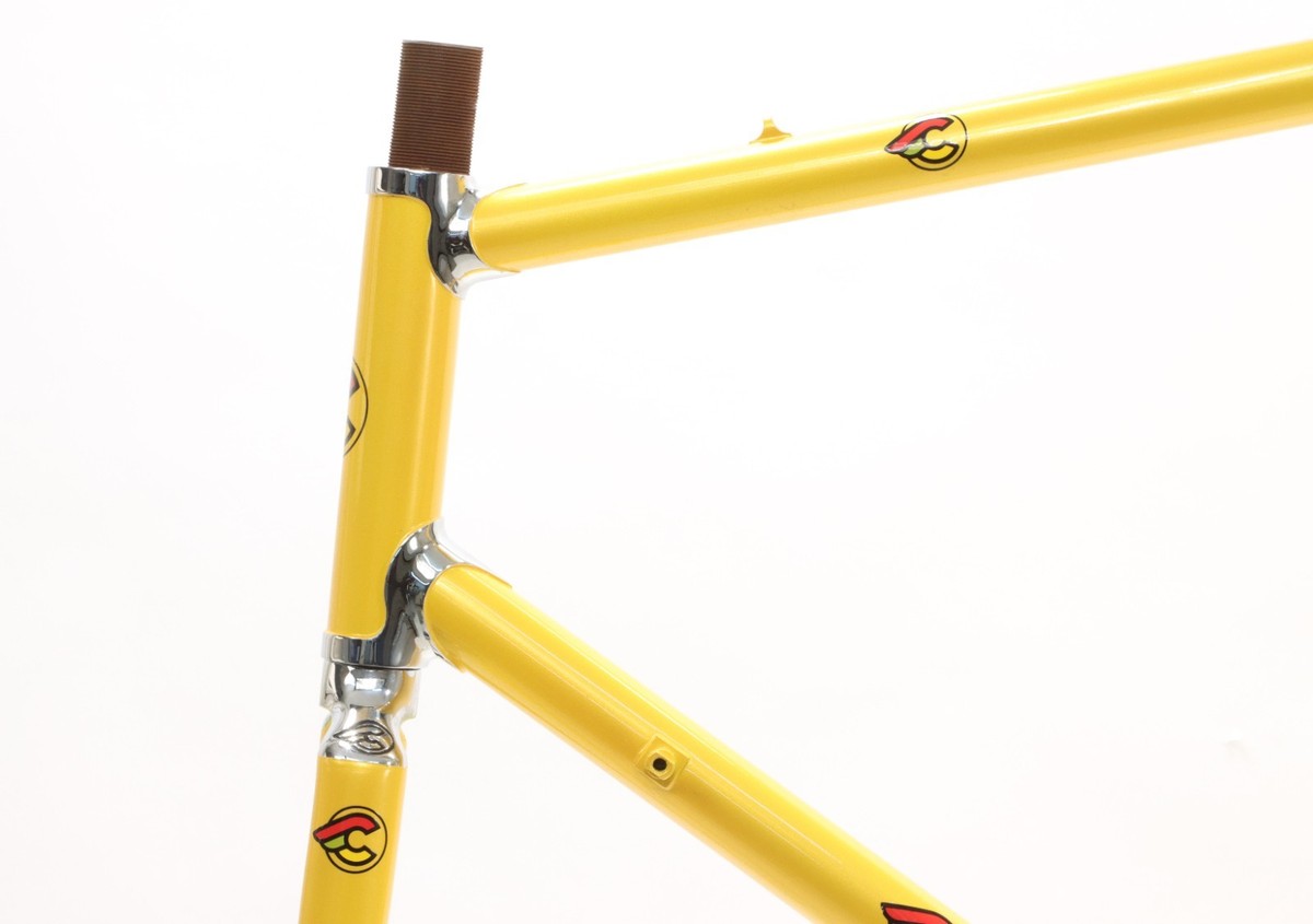 Cinelli Supercorsa Frameset 57.5cm C-T Yellow Ochre Columbus SLX