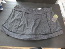 TEK GEAR DRY TEK WOMENS MID RISE SKORT SIZE XL GRAY GREY