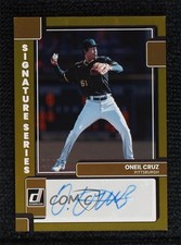 2022 Panini Donruss Signature Series Gold 23/25 Oneil Cruz #SS-OC Auto lz7