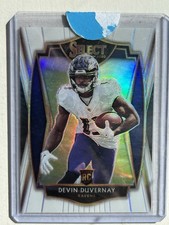 2020 Panini Select White Prizm Rookie Devin Duvernay #177 Premier Ravens /35 NFL