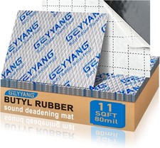 Car Sound Deadening Mat, 80 mil 11 sqft Sound Deading Material for Cars, Butyl A