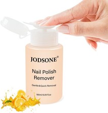 JODSONE Non-Acetone Nail Polish Remover, 180ml Orange Scent Nail Varnish Remove