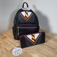 Loungefly Harry Potter Hogwarts Gryffindor Uniform Robe Mini Backpack  Wallet
