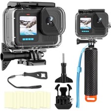 GoPro Hero 9-13 Waterproof Housing and Accessories Kit - 196FT Protection