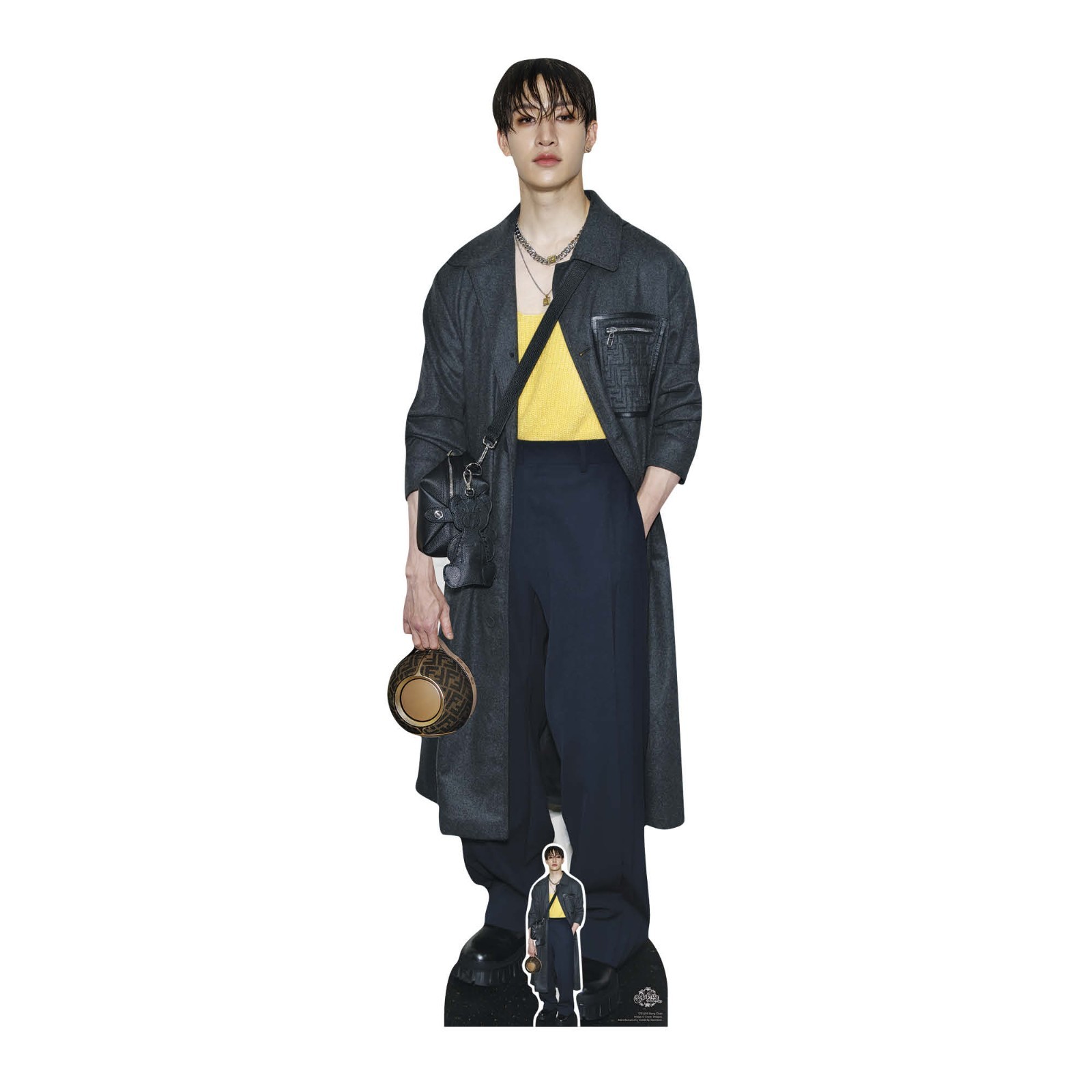 Bang Chan Lifesize Cardboard Cutout with Free Mini Standee / Standup K-Pop Star