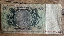 Alte 50 Reichsmark Banknote 1933 &ndash; Deutsches Reich &ndash; Sammlerst&uuml;ck