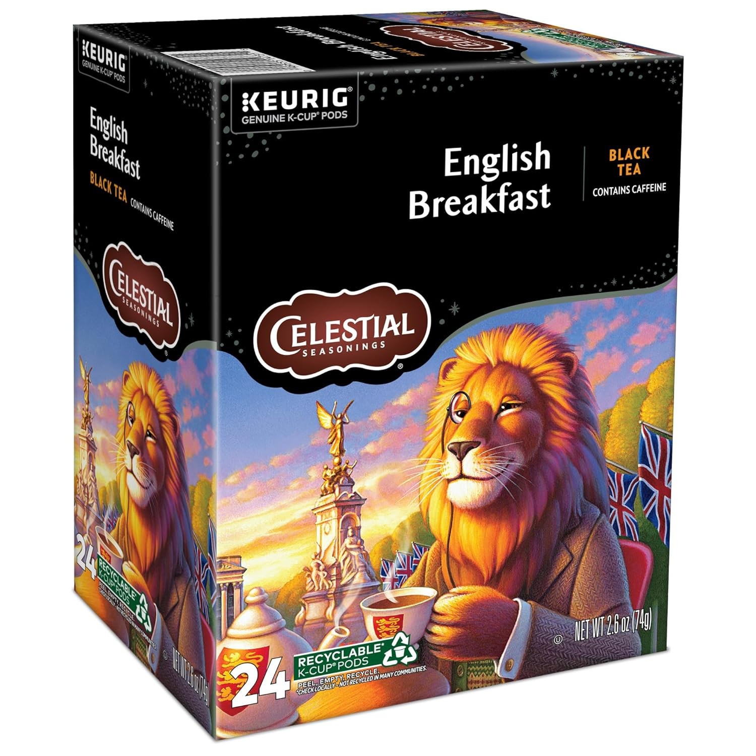 English Breakfast Black Tea, Single-Serve Keurig K-Cup Pods, 96 Count