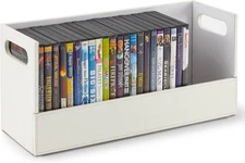 Stock Your Home DVD Storage Box, Movie Shelf Organizer for Blu-Ray, Video Game C