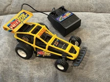 Vintage Radio Shack Red Fox Racer Wire-Controlled Racing Buggy Car