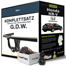 Für HONDA HR-V Typ RU Anhängerkupplung starr +eSatz 7pol uni 11.2014-08.2021 NEU