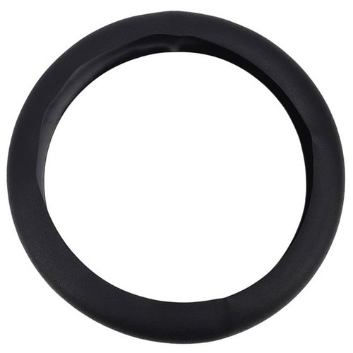 Silicone Steering Wheel Cover Truck 13*16in Black Interior Accessories - Picture 3 of 7