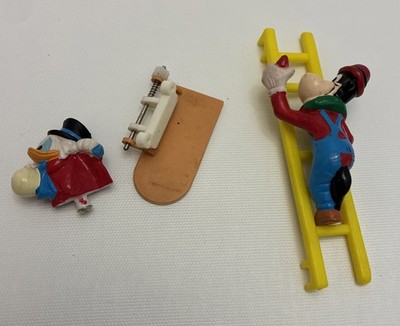 Mr. Christmas Mickey's Clock Shop Scrooge Bank Door And Ladder