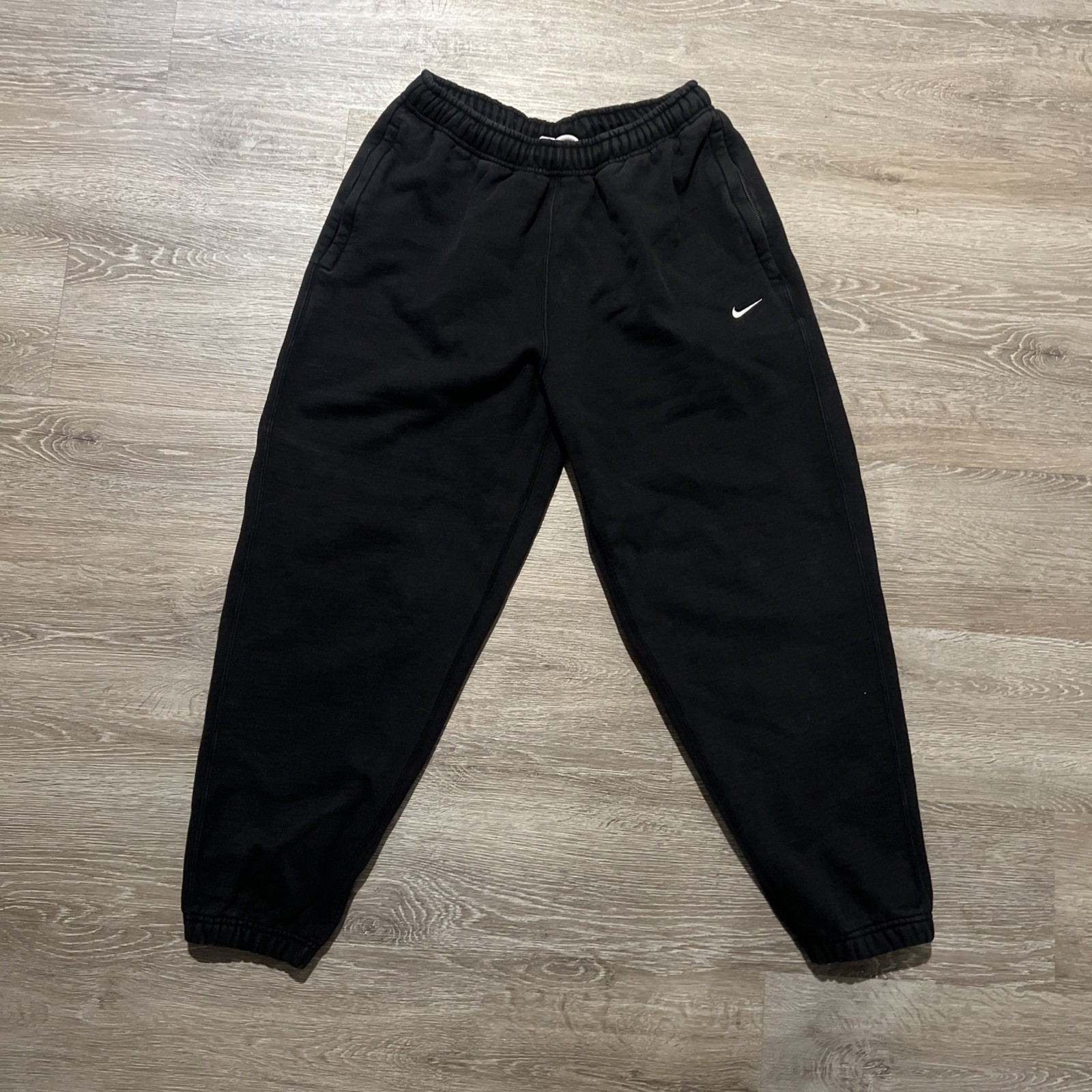 VINTAGE Nike Pants Mens S Sweatpants Joggers Swoosh Logo Athletic Gym