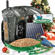 Bird Buddy Smart Bird Feeder With Camera Solar Powered Extra Large Black GİFT
