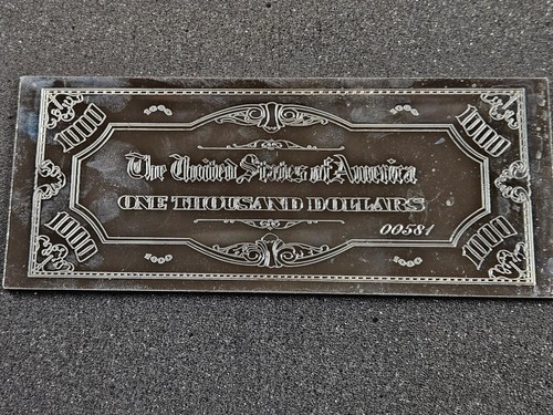 🌟 Vintage 6 Feinunzen .999 Silber 1000 $ Zertifikat FRN Scheinbarren - Bild 4 von 5